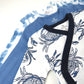 Honestbaby 3-Pack Organic Cotton Long Sleeve Side-Snap Kimono Onesies Bodysuits, Crabs Navy, 0-3 Months