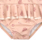 Gerber Girls' One-Piece Swimsuit, Pink Shells