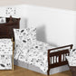 Sweet Jojo Designs Black And White Arrow Playmat Tummy Time Baby And Infant Play Mat For Black And White Fox Collection