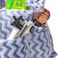 Niko Easy Wash Children'S Car Seat Cover & Liner - Blue Chevron Minky - Great For Winter Weather - Universal Fit - Crash Tested