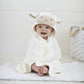 Elegant Baby 100 Cotton Bath Wrap, One Size, Lambie