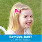 Wee Ones Baby Classic Grosgrain Hair Bow On A Weestay Clip W/Plain Wrap - Navy,One Size