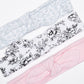 Hudson Baby Infant Girl Cotton Headband And Scratch Mitten Set Toile, 0-6 Months