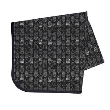 Bapronbaby Pineapple Monochrome Splash Mat - Waterproof Catch-All For Under High Chairs, Floors, Tables, Playtime Or Arts & Craf