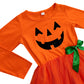Toddler Baby Girls Pumpkin Dress Halloween Dress Tulle Dress Jack O Lantern Dresses 2-3T