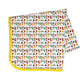 Bapronbaby Eric Carle Food Parade Splash Mat - Waterproof Catch-All For Under High Chairs, Floors, Tables, Playtime Or Arts & Cr
