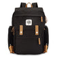 Parker Baby Diaper Backpack - Large Diaper Bag With Insulated Pockets, Stroller Straps And Changing Pad -'Birch Bag' - Black