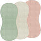 Hhahafelt 3 Pcs Changing Pad Liners Fits In Peanut Shape Changing Pad Waterproof Diaper Mats Organic Cotton Peanut Mats Are Warm