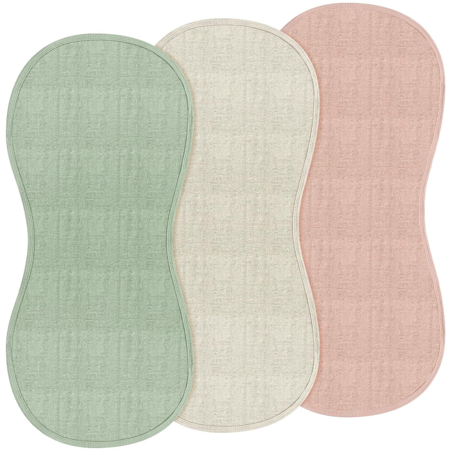 Hhahafelt 3 Pcs Changing Pad Liners Fits In Peanut Shape Changing Pad Waterproof Diaper Mats Organic Cotton Peanut Mats Are Warm