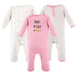 Hudson Baby Unisex Baby Cotton Coveralls, Heart, 6-9 Months
