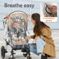 Baby Uma Universal Stroller Rain Cover - 100% Waterproof Peva Stroller Cover For Rain, Snow & Wind Protection, Stroller Accessor