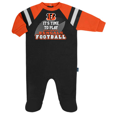 Gerber Unisex Baby Nfl Footed Sleep And Play, Team Color, 6-9 Months