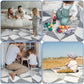 TANOSHII Baby Play Mat for 79 x59  Playpen, Machine Washable Kids Mat, Cotton,Foldable Crawling Mat for Floor,One-Piece Crawling