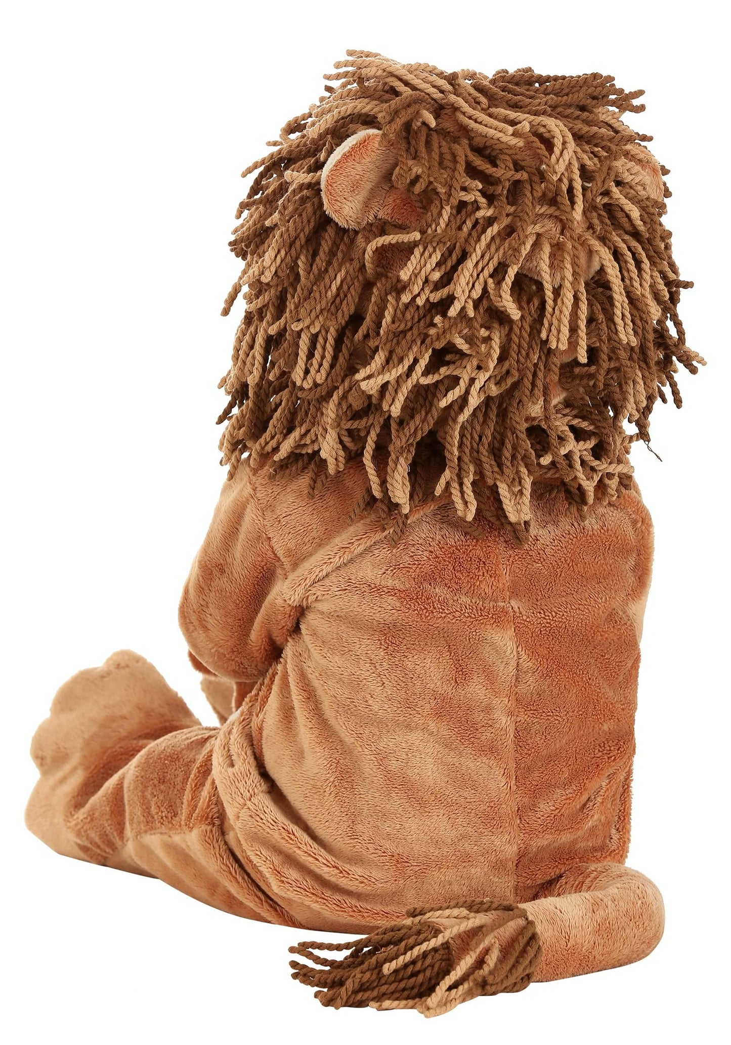 Fun Costumes Infant Lion Onesie Costume, Baby Hooded Lion Costume With Yarn Mane And Tail Details, Attached Mitts And Booties 12