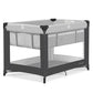 Dream On Me Zazzy Portable Playard with Bassinet in Grey, Packable and Easy Setup Baby Playard, Lightweight and Portable Playard