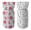 Novo Baby Cotton Soft Plush Baby Bottle Feeding Cover Tote Modern Bag Carrier Bag Bottle Cover With Strap Pack Of 2 (Sunny Day)