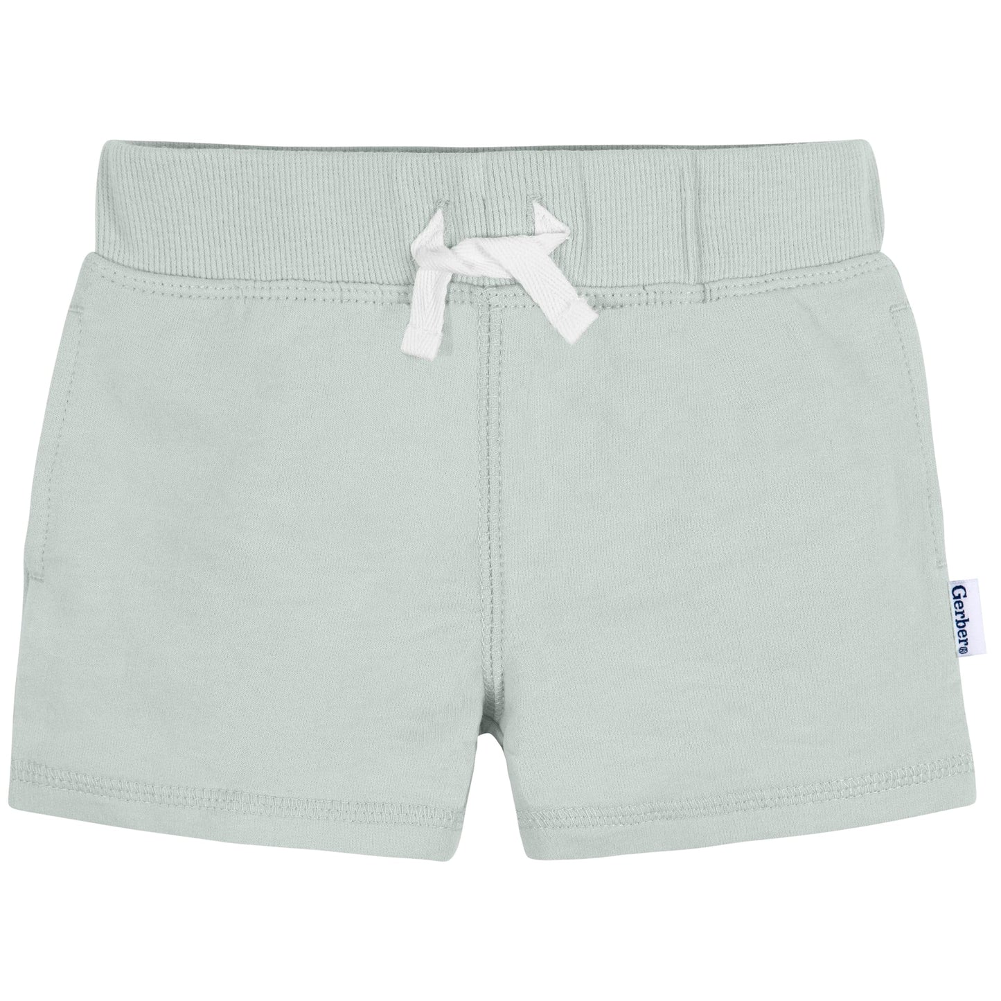 Gerber Baby Boys' Toddler 3-Pack Pull-On Knit Shorts, Blue, 0-3 Months