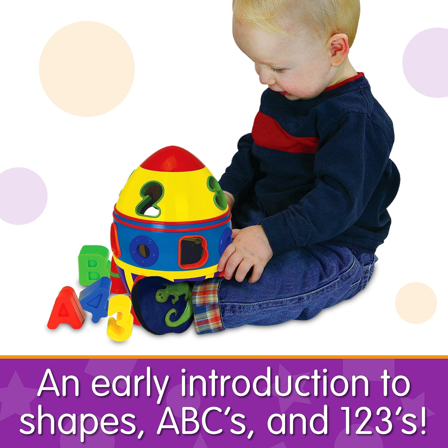 The Learning Journey Early Learning - Rocket Shape Sorter - Toddler Toys & Gifts for Boys & Girls Ages 12 Months and Up - Award