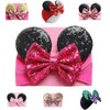 Mouse Ears Headband/Headwrap - Toddler, Baby, Kids - Party Supplies - Pink-2