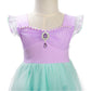 Dressy Daisy Princess Mermaid Dress Up Clothes Halloween Fancy Party Tulle Skirt Summer Outfit With Accessories For Toddler Girl