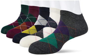 Amazon Brand  Inkast MenS Cotton Ankle Socks (Inksckns065_Multicoloured_One Size)