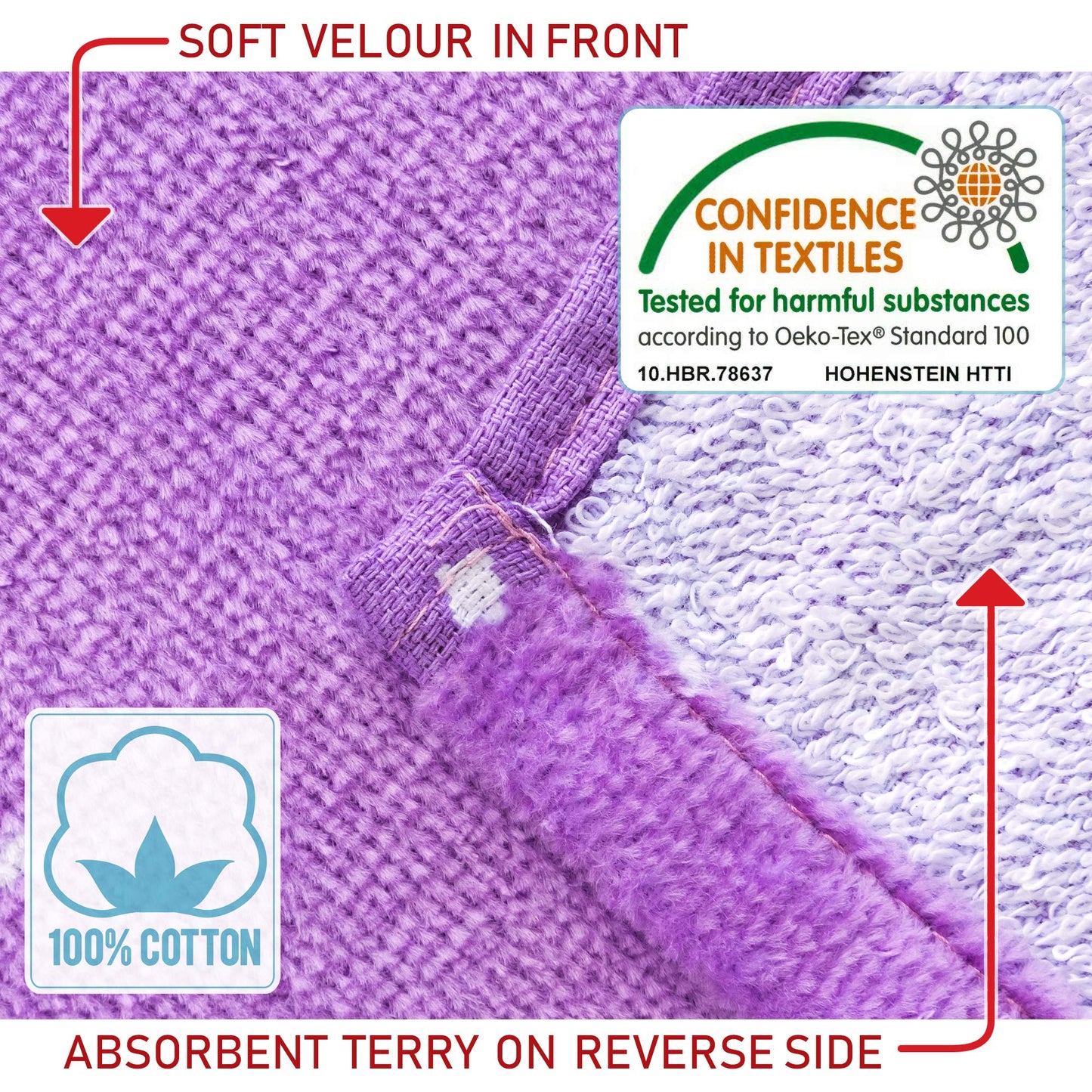 Softerry Rainbow Unicorn Velour Beach Towel For Kids 28In X 55In 100% Cotton (1 Towel 28' X 55', Pink)