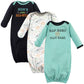 Luvable Friends Unisex Baby Cotton Gowns, Sports, Preemie/Newborn