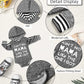 Fommy Premature Baby Boy Clothes Preemie Clothes Boys Outfits Letter Print Hoodies+Little Man Stripe Long Pants Outfit 2Pcs Outf