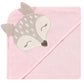 Hudson Baby Unisex Baby Cotton Rich Hooded Towels, Fawn, One Size
