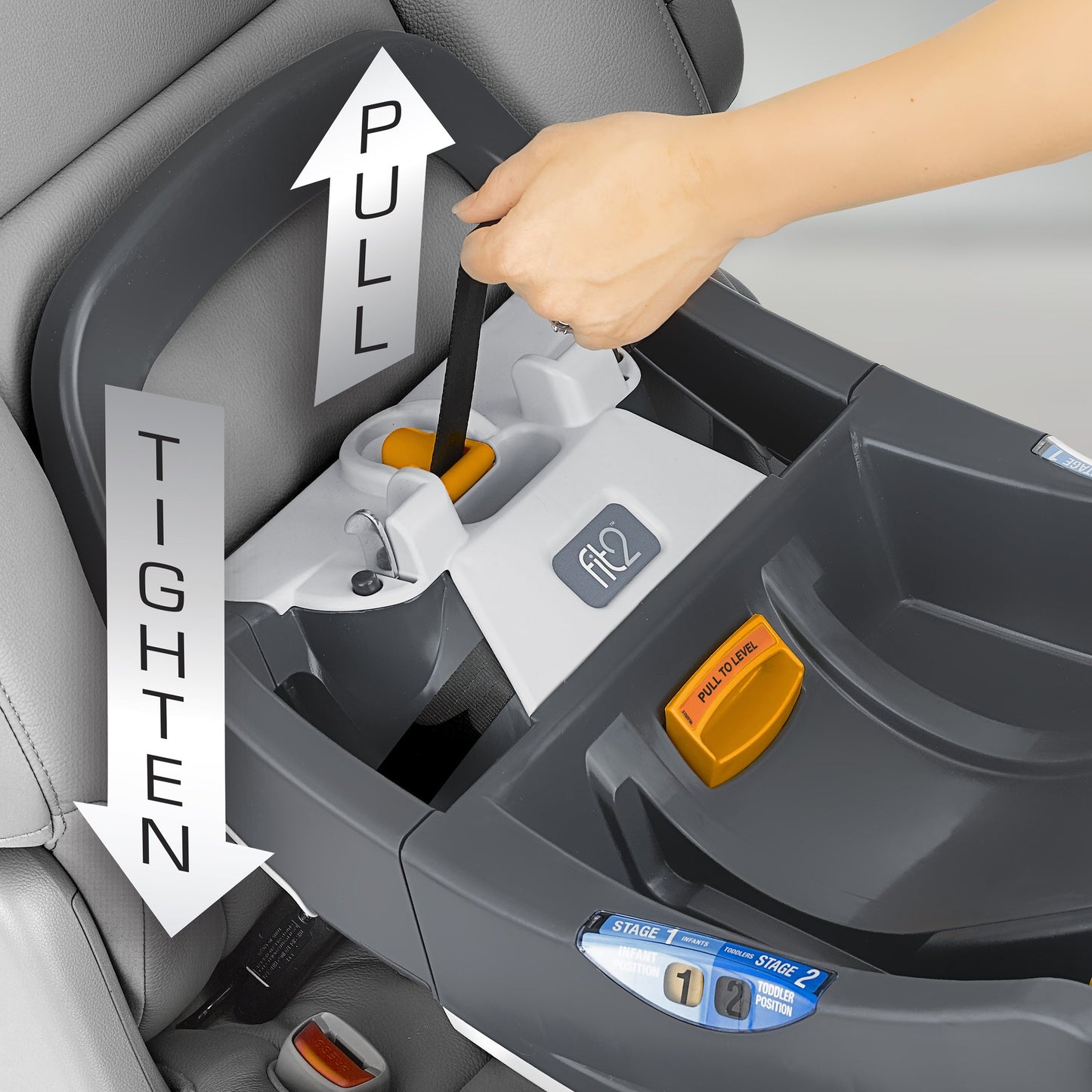 Chicco Chicco Fit2 Infant & Toddler Car Seat Base, Stay-In-Car Base For Second Vehicle, Compatible With Chicco Fit2 Car Seat | A