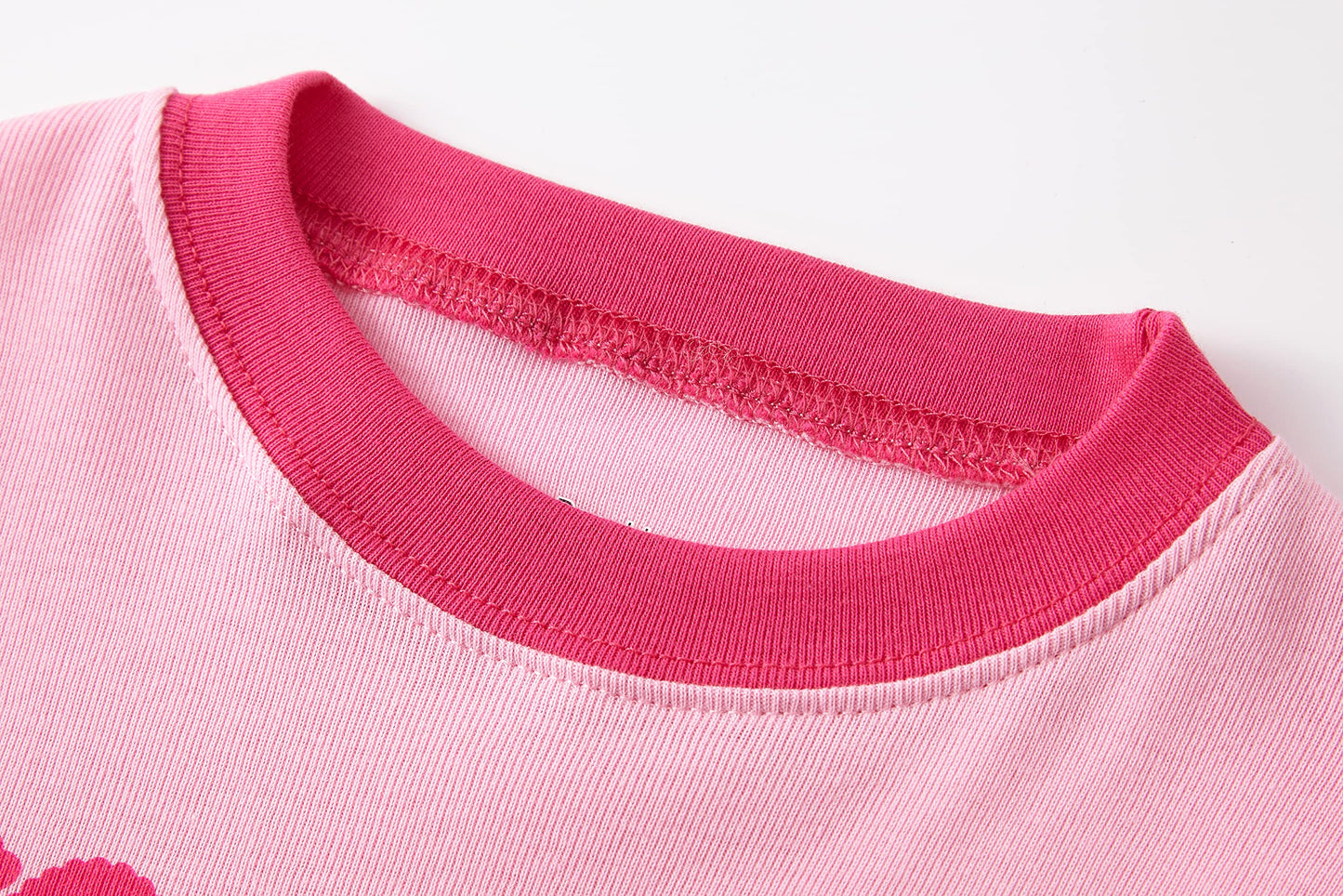 Baby Girls Heart Pajamas 100% Cotton Love Pjs 2 Piece Long Sleeve Sleepwears Toddler Clothes Valentines Day Kids Heart Shirt 3T/