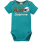 Gerber Nfl Baby Boys' 3-Piece Bodysuit, Sleep 'N Play, & Cap Set, Miami Dolphins, 6-9 Months