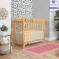 Dream On Me Addison 4-in-1 Convertible Mini Crib in Natural, Greenguard Gold Certified, Non-Toxic Finishes, Built of New Zealand