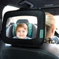 Little Chicks Rear Facing Baby Easy View Safety Mirror - Car Mirror For Baby And Toddlers With Clear Wide View - Essential Car S