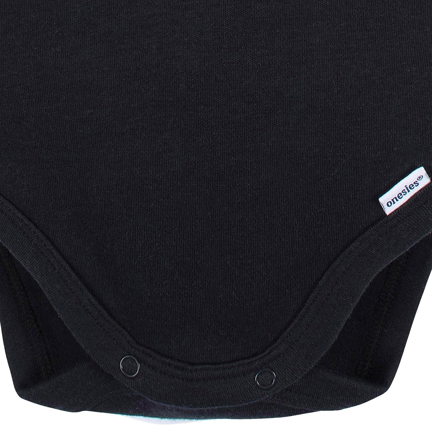 Gerber Unisex Baby Long Sleeve Solid Onesies Multi-Pack Interlock 180 Gsm, Black
