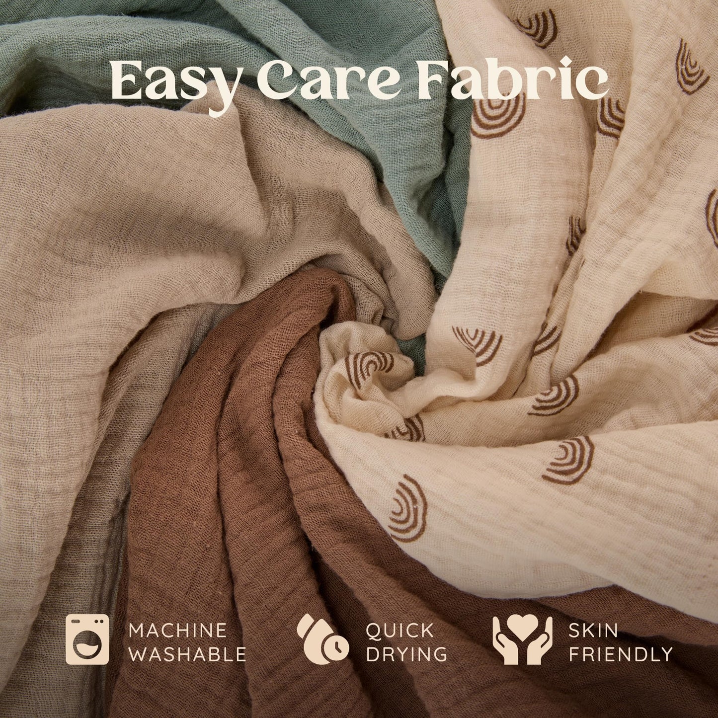 Muslin Nursing Cover Up For Breastfeeding - Breast Feeding Covers For Women | Breathable 100% Muslin Cotton Breastfeeding Cover