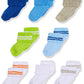 Luvable Friends Unisex Baby Newborn And Baby Terry Socks, Blue Green, 6-12 Months
