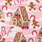 The Children'S Place Girls' Matching Christmas Pajama Set, Pink Gingerbread, 4T