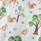 Owlivia Organic Cotton Baby Boy Girl Zip Up Sleep N Play, Footless, Long Sleeve(3-6 Months, Forest Deer)