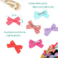 40Pcs Linen Hair Bows And Accessories - Baby Girl Pigtail Clips, Neutral Fabric Bows For Little Girls