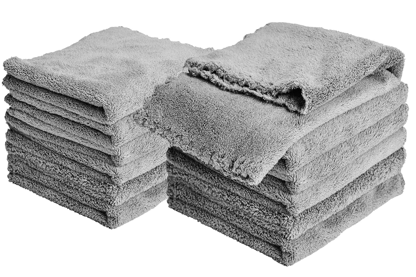 Kyapoo Baby Washcloths 12 Pack 12X12 Inches Microfiber Coral Fleece Extra Absorbent And Soft For Newborns, Infants And Toddlers-