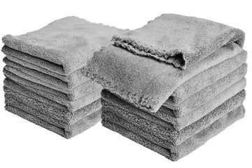 Kyapoo Baby Washcloths 12 Pack 12X12 Inches Microfiber Coral Fleece Extra Absorbent And Soft For Newborns, Infants And Toddlers-