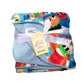 N&M Baby Double Layer Fleece Hooded Blanket (White Kolaco, Newborn)