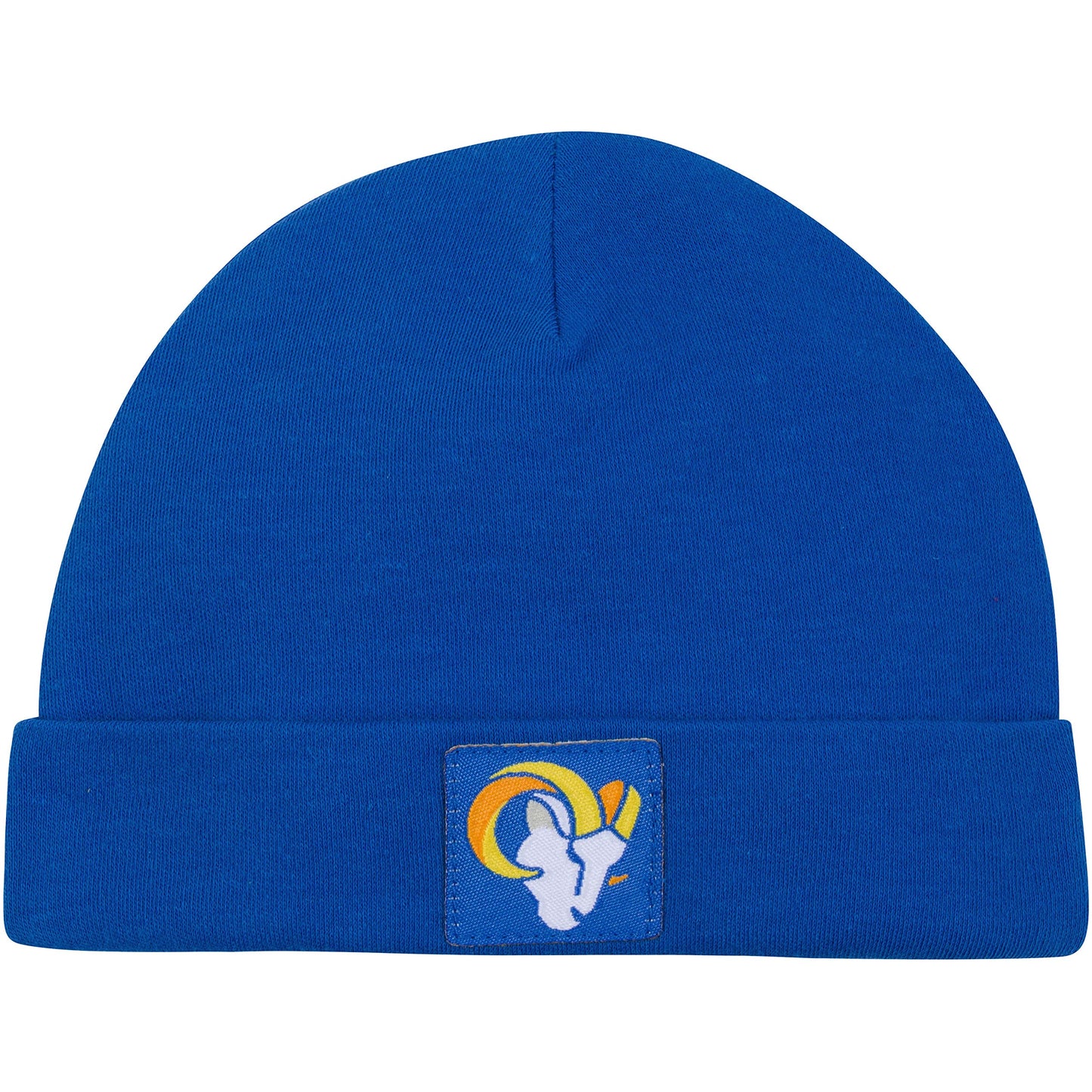 Gerber Nfl Los Angeles Rams 3 Pack Bodysuit Footed Pant And Cap Registry Gift Set, Blue Los Angeles Rams New, 6-9 Months