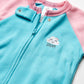 Gerber Toddler Baby Girls Flame Resistant Fleece Footed Pajamas 2-Pack, Blue/Pink Clouds, 4T