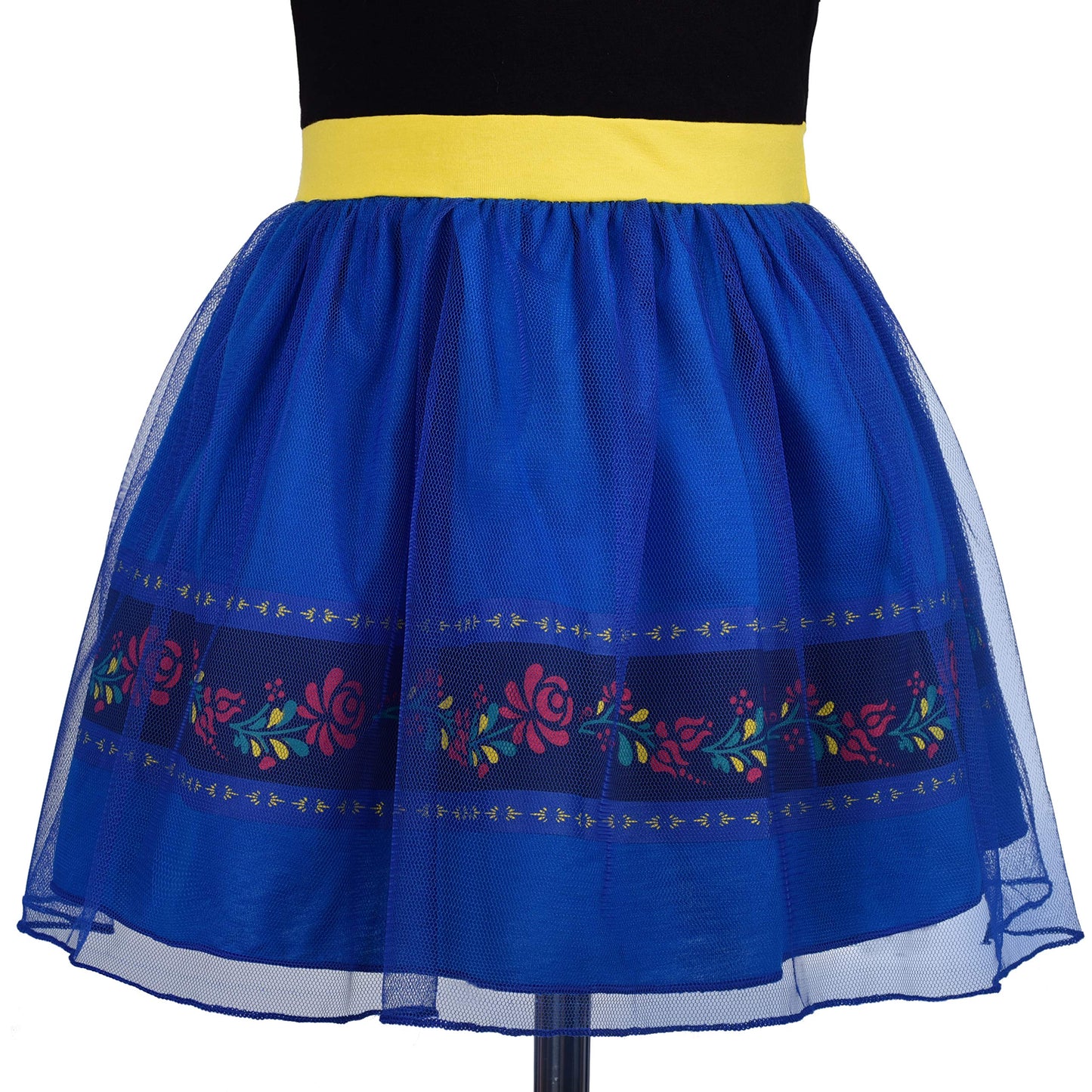 Dressy Daisy Ice Princess Dress Up Clothes Halloween Fancy Party Tulle Skirt Summer Outfit With Cape For Toddler Girls Size 2T,