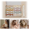 20 Pcs Hair Clips For Girls With Bows Holder Flower,2' Fully Lined Alligator Clips And Barrettes,Handmade Hair Accessories For