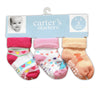 Baby Station 3/Pairs Multi Color Kids Baby Cotton Anti Skid Socks 1218Months (Pink)