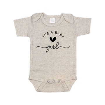 It'S A Baby Girl Pregnancy Announcement Infant Bodysuit (Natural)