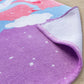 Softerry Rainbow Unicorn Velour Beach Towel For Kids 28In X 55In 100% Cotton (1 Towel 28' X 55', Pink)